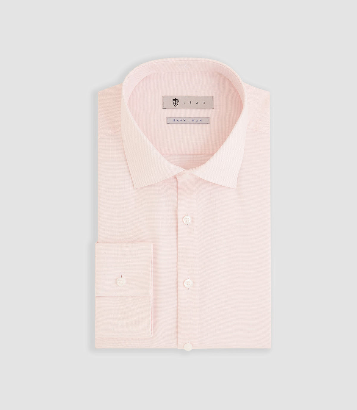 Chemise repassage facile rose "Memphis" - IZAC