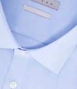 Chemise repassage facile bleu ciel "Merlin" - IZAC