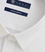 Chemise ville slim blanc MALTE - IZAC