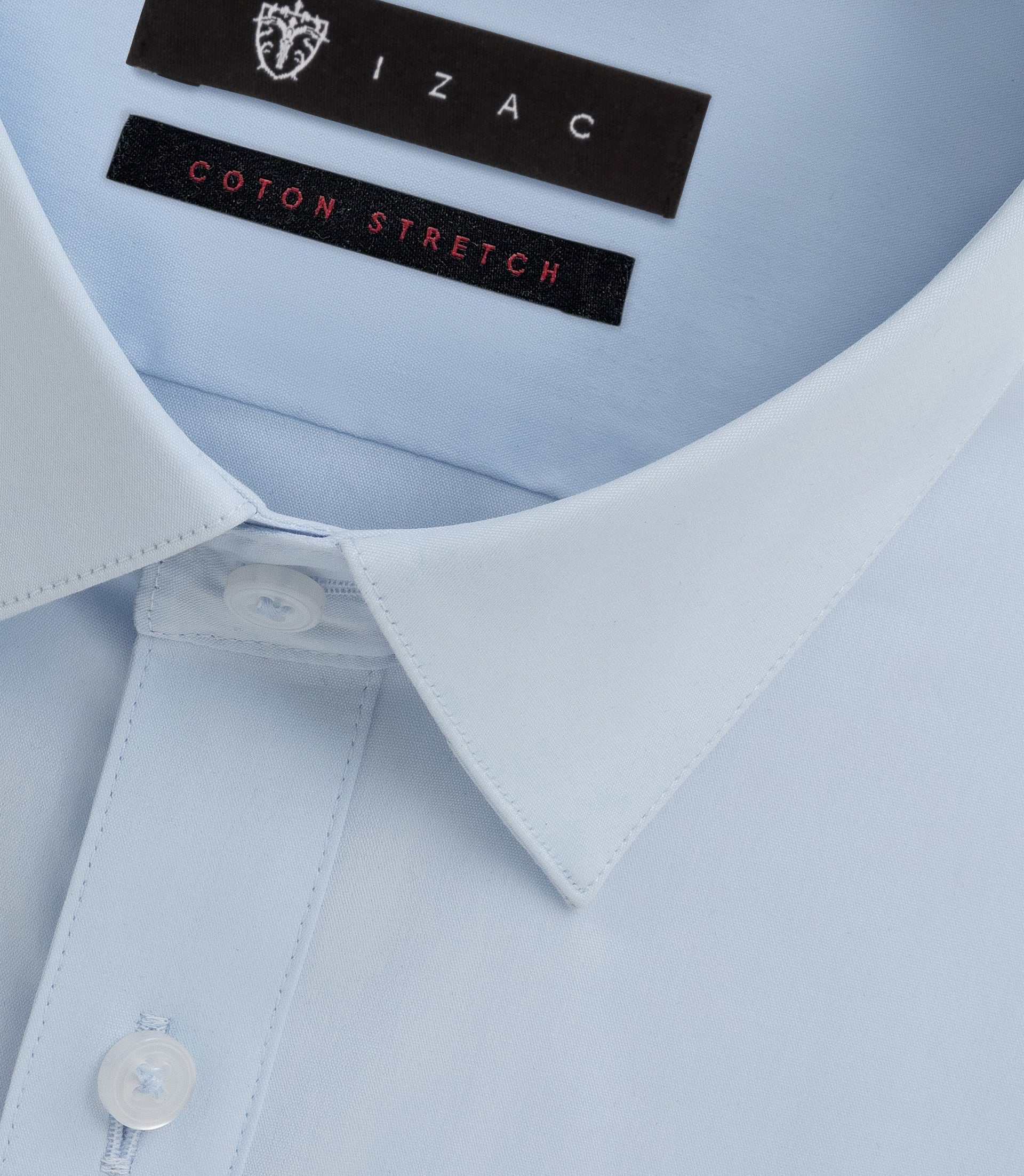 Chemise slim bleu ciel - IZAC
