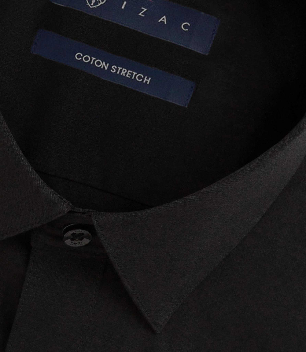 Chemise slim noir MALTE - IZAC