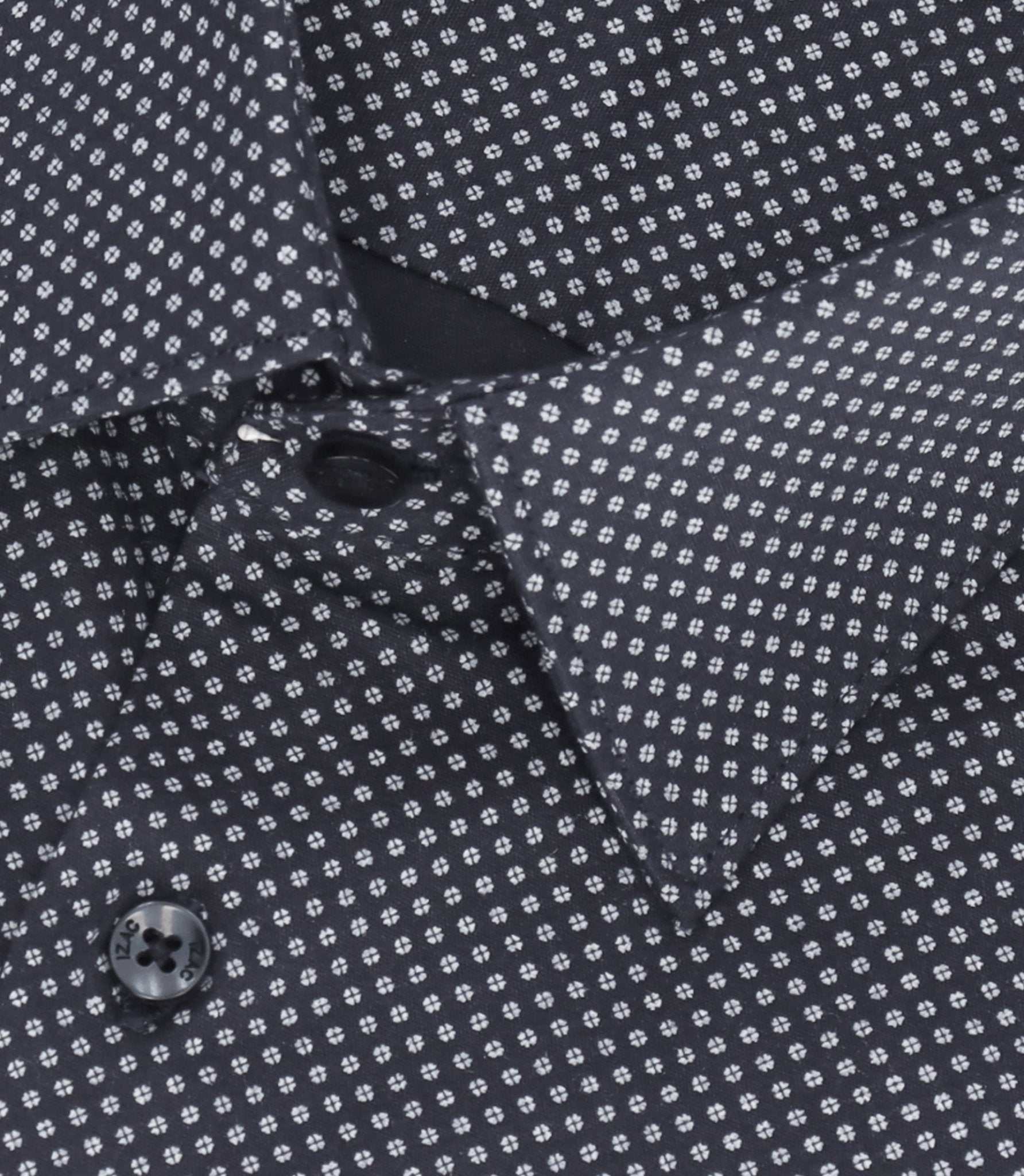 Chemise à imprimé micro motifs marine MARCEAU - IZAC