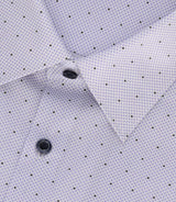 Chemise à imprimé micro motifs parme MARLOW - IZAC