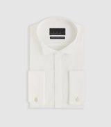 Chemise cérémonie en satin écru METAPHOR - IZAC