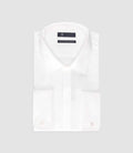 Chemise en satin de coton blanc - IZAC
