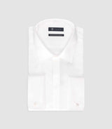 Chemise en satin de coton blanc - IZAC
