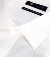 Chemise en satin de coton blanc - IZAC