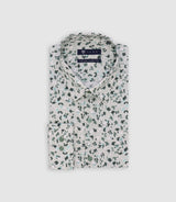 Chemise imprimée verte - IZAC