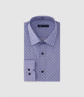 Chemise ajustée bleue - IZAC