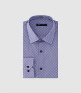 Chemise ajustée bleue - IZAC