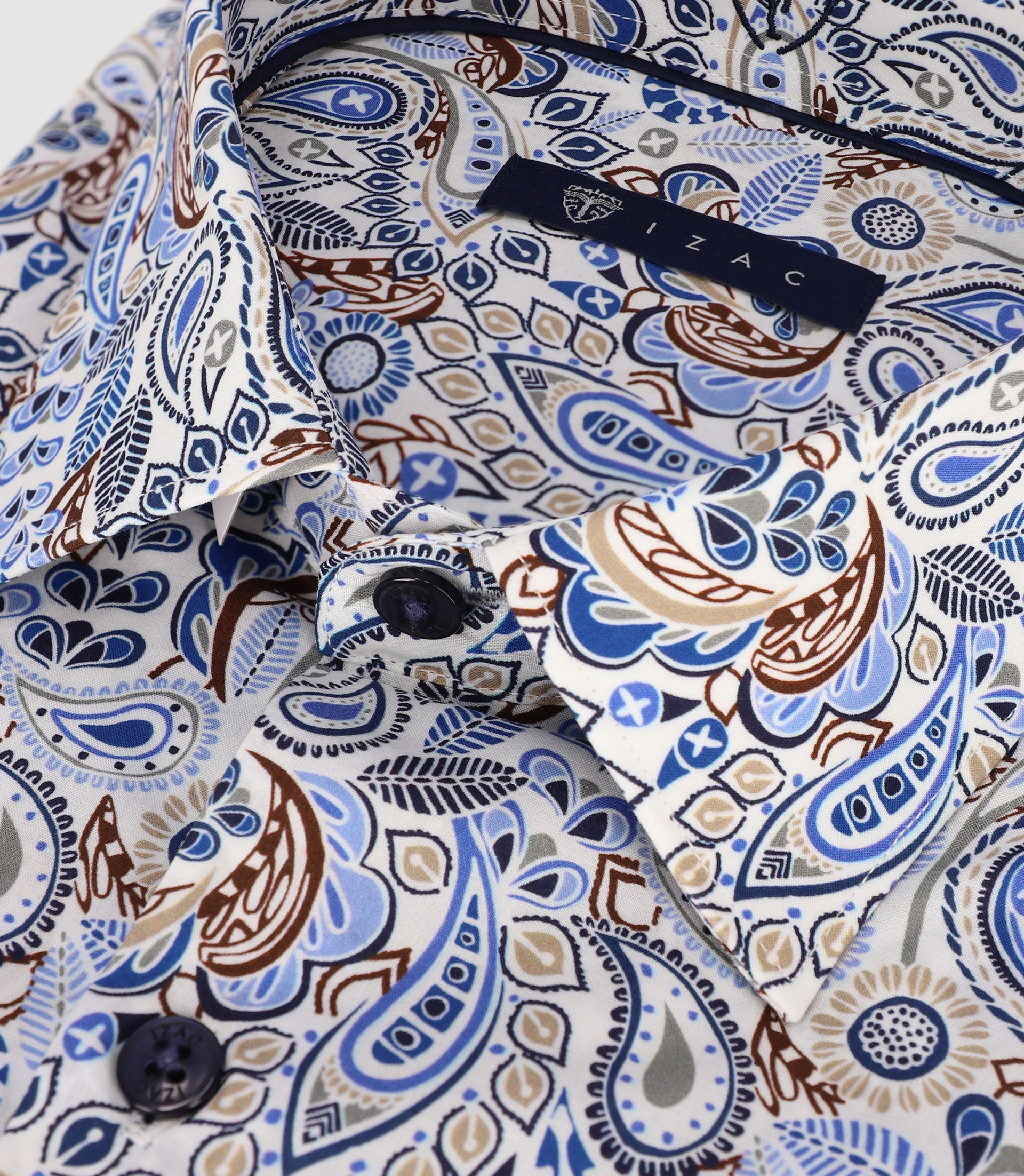 Chemise ajustée bleue - IZAC