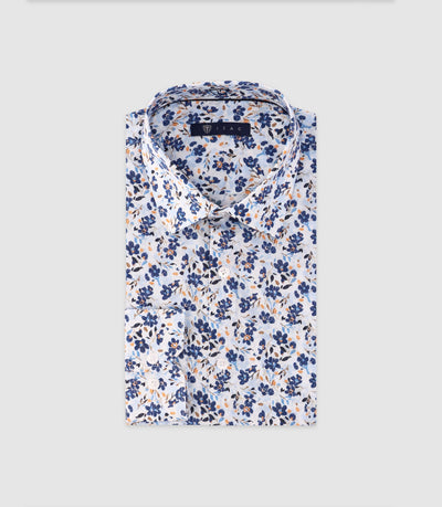 Chemise ajustée ciel - IZAC
