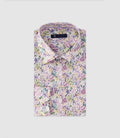 Chemise ajustée parme - IZAC