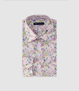 Chemise ajustée parme - IZAC