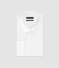 Chemise en coton stretch blanche - IZAC