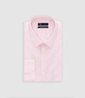 Chemise imprimée avec broderie rose - IZAC