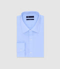 Chemise infroissable avec broderie ciel - IZAC