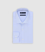 Chemise en satin de coton ciel - IZAC
