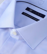 Chemise col italien ciel - IZAC