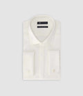 Chemise col italien écrue - IZAC