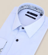 Chemise repassage facile ciel - IZAC