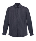 Chemise micro motifs noir "Samuel" - IZAC