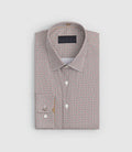 Chemise imprimée bordeaux "Savane" - IZAC