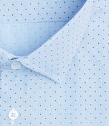 Chemise à rayures bleu ciel "Sicile" - IZAC