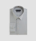 Chemise imprimée blanche - marine "Barthelemy" - IZAC