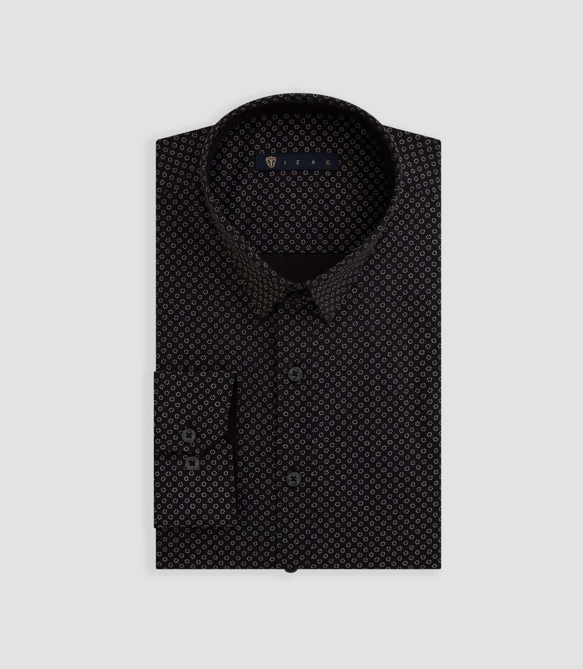 Chemise imprimé micro motif noir "Becci" - IZAC