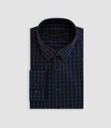 Chemise à carreaux marine "Buffy" - IZAC