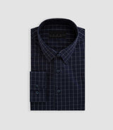 Chemise à carreaux marine "Buffy" - IZAC