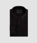 Chemise en jersey de coton noir "Dylan" - IZAC