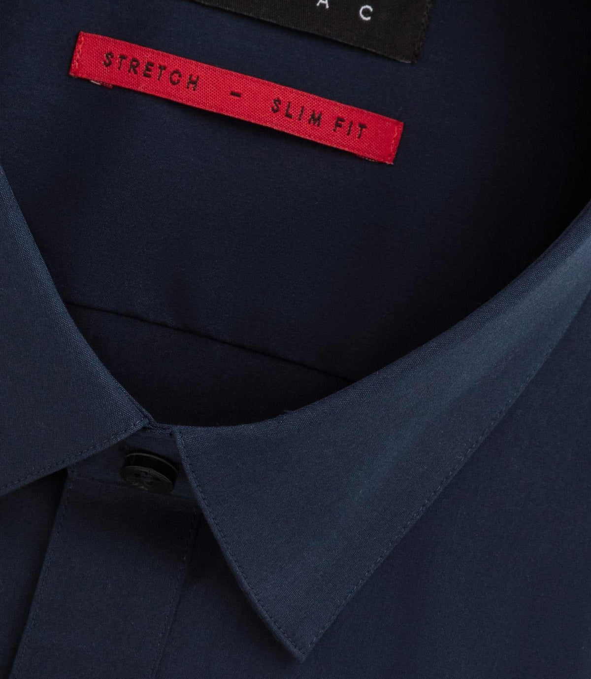 Chemise ville coton stretch marine MALTEBIS - IZAC