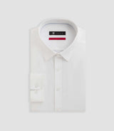 Chemise en popeline stretch blanche MALTE2 - IZAC