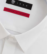 Chemise en popeline stretch blanche MALTE2 - IZAC