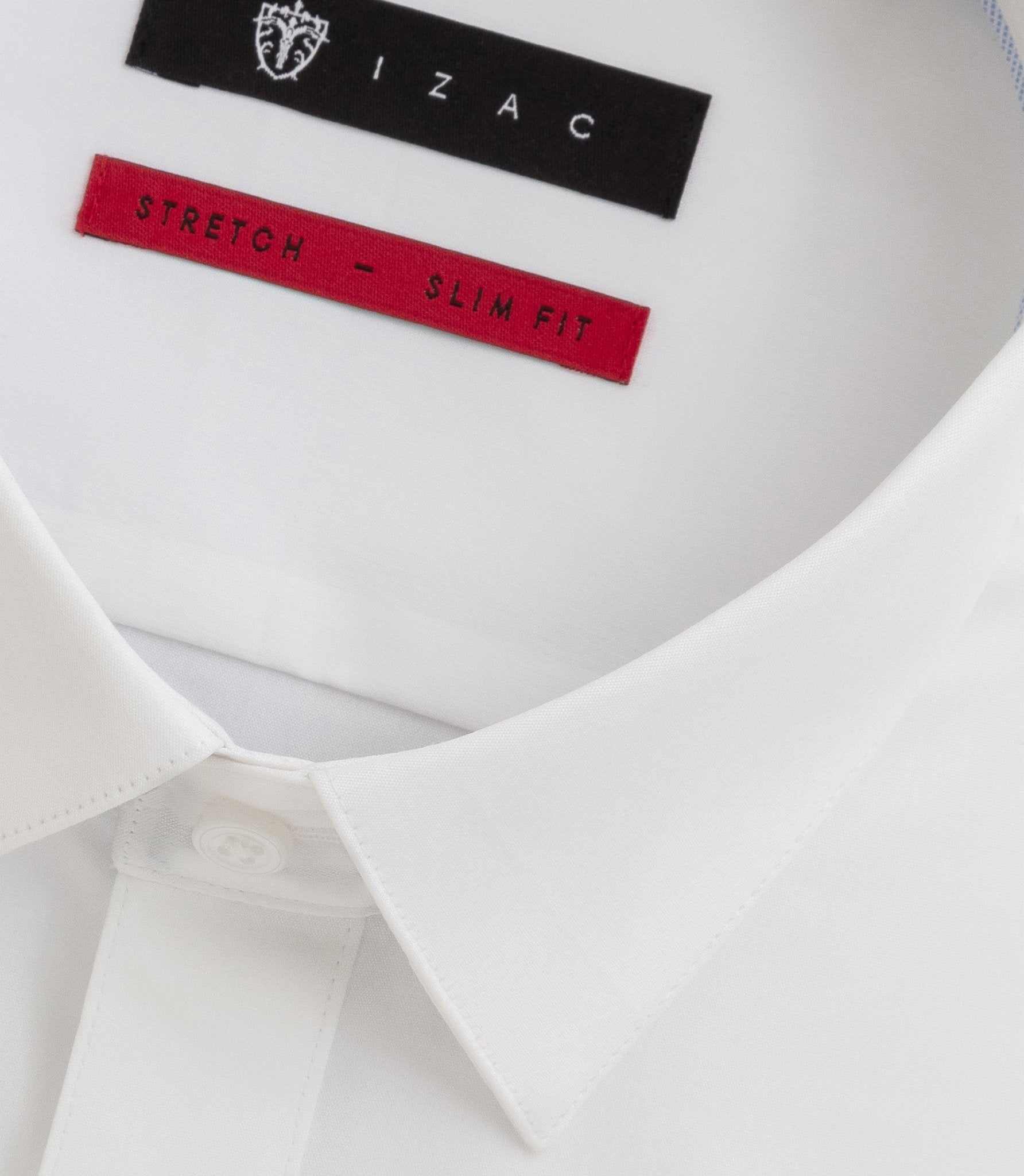 Chemise en popeline stretch blanche MALTE2BT - IZAC
