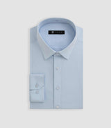 Chemise en popeline stretch bleu ciel MALTE2BT - IZAC