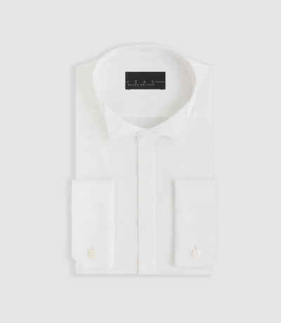 Chemise de cérémonie en satin blanc METAPHOR - IZAC