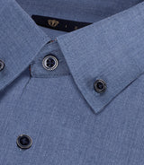 Chemise slim bleu PABLO - IZAC