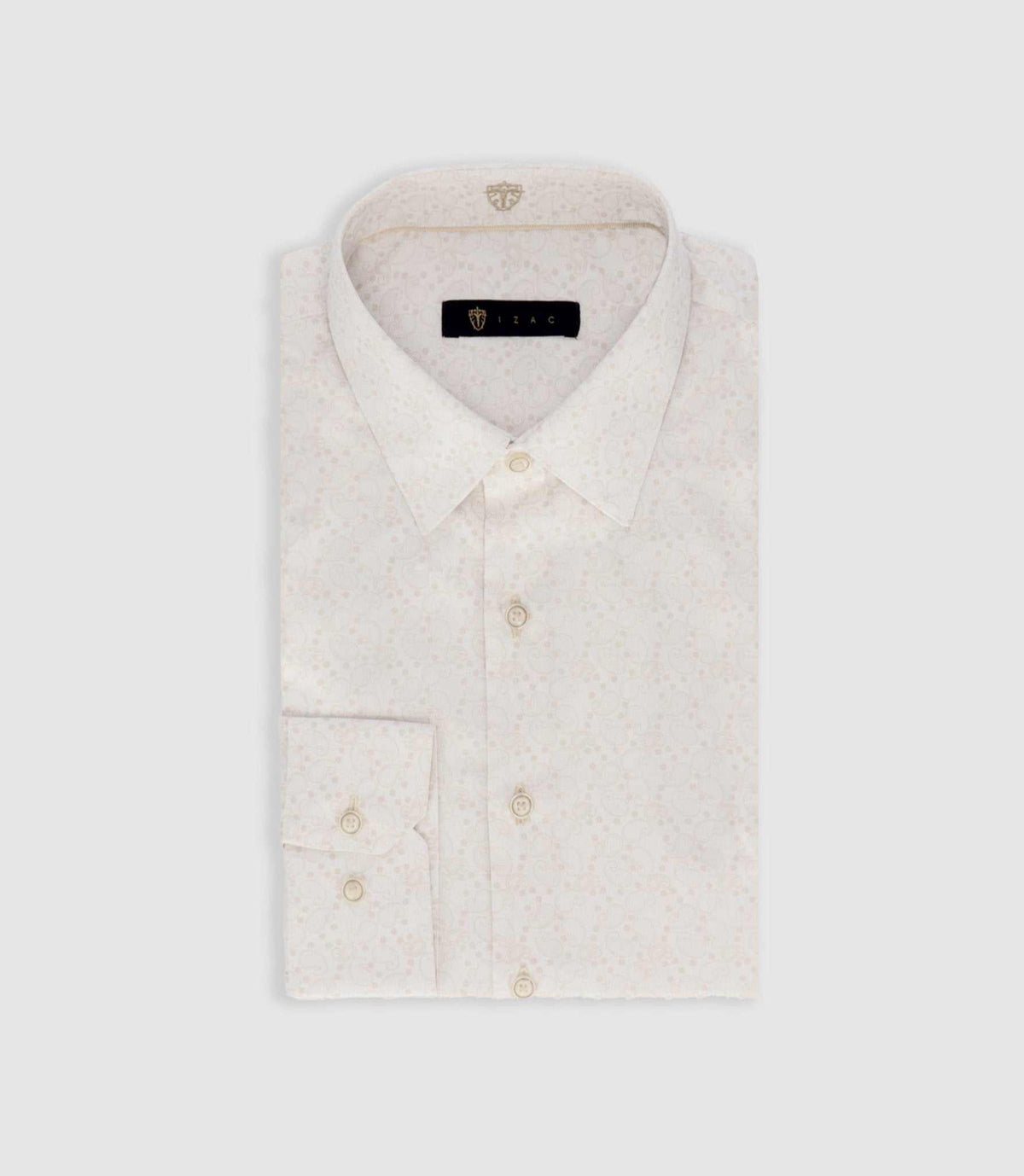 Chemise à imprimé beige PAQUITO - IZAC