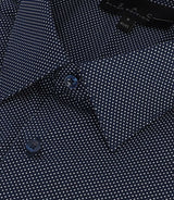 Chemise à imprimé pois marine PATRICE - IZAC