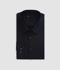 Chemise à imprimé micro motifs marine PEDROBT - IZAC