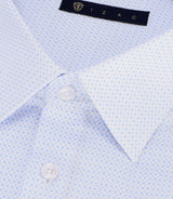Chemise imprimée micro motifs blanc PEPIN - IZAC