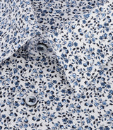 Chemise à imprimé floral bleu PERRUCHE - IZAC