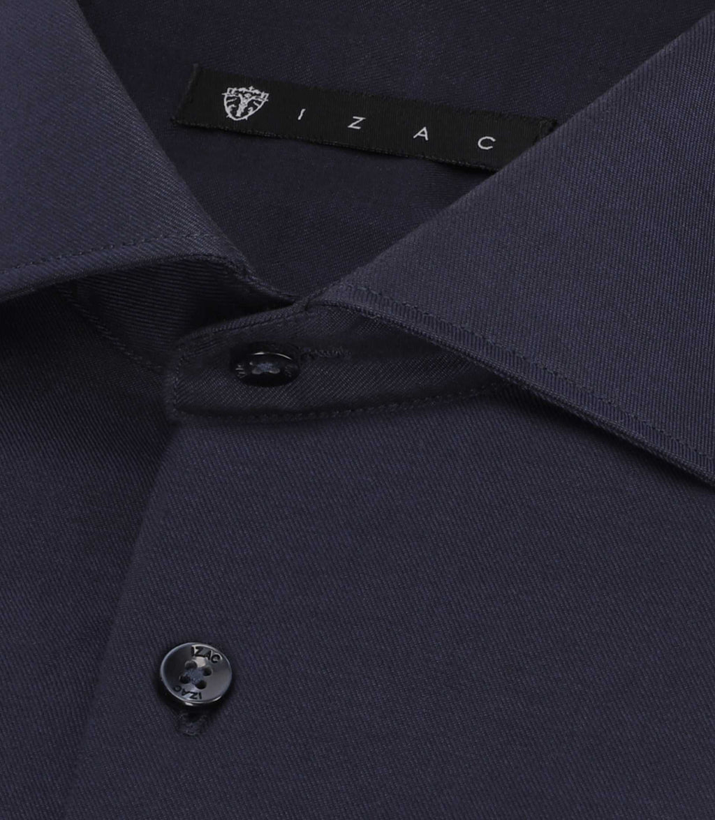 Chemise regular marine PEYO - IZAC