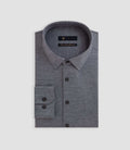 Chemise en jersey de coton anthracite chiné PYLAN - IZAC