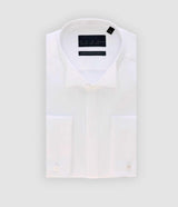 Chemise cérémonie en satin blanc METAPHOR - IZAC