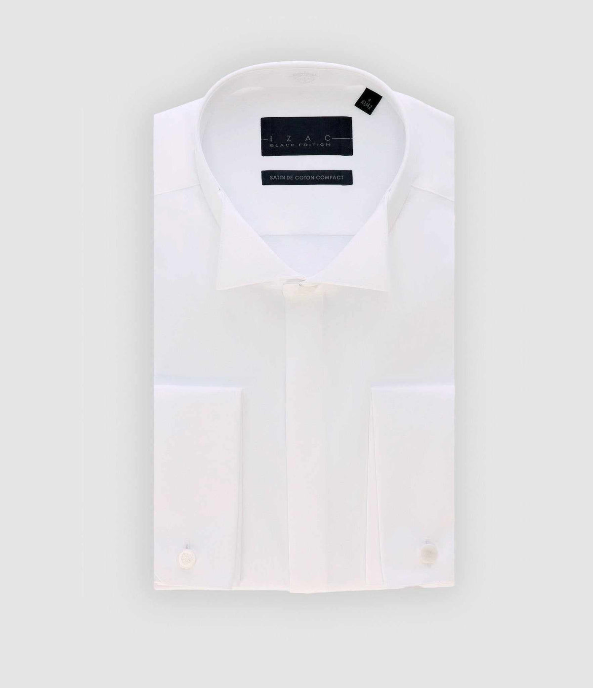 Chemise cérémonie en satin blanc METAPHOR - IZAC