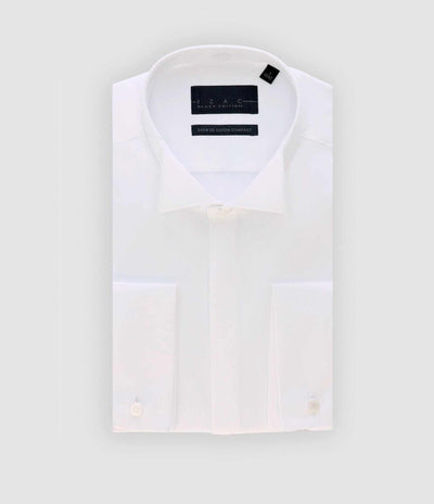 Chemise cérémonie en satin blanc METAPHOR - IZAC